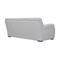 Armen Living Zanna Contemporary Sofa in Genuine Dove Gray Leather with Brown Wood Legs LCZA3DV - alternate 5